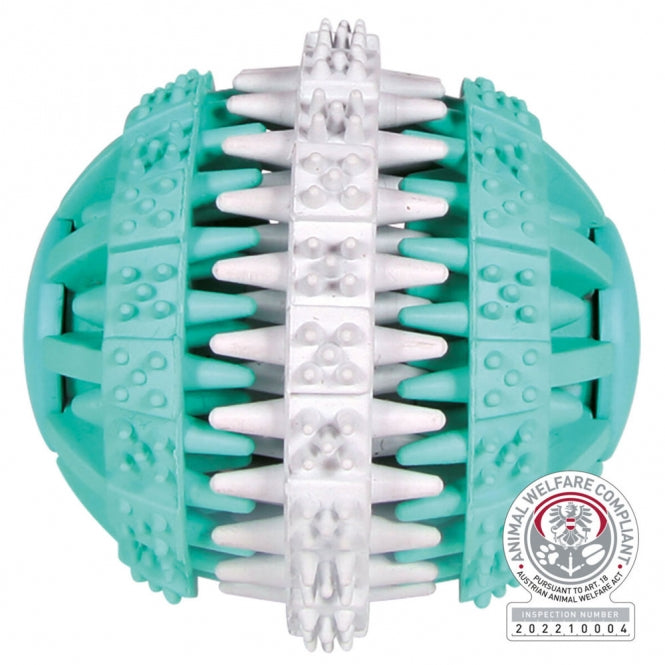 Trixie Denta Fun Ball zweifarbig - 6 cm-0