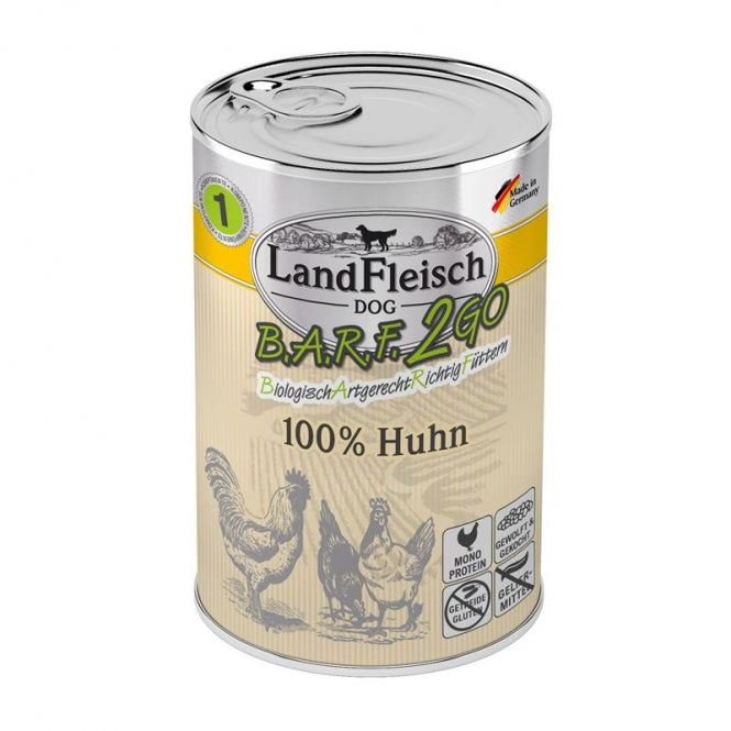 B.A.R.F.2GO 100% vom Huhn 400g (6er-VE)