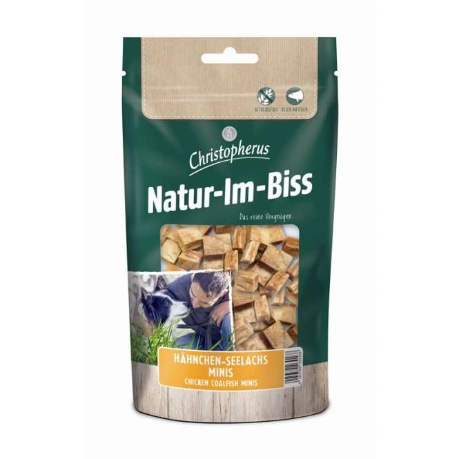 Christopherus Snack Hähnchen-Seelachs Minis 70g–12er Sparpack