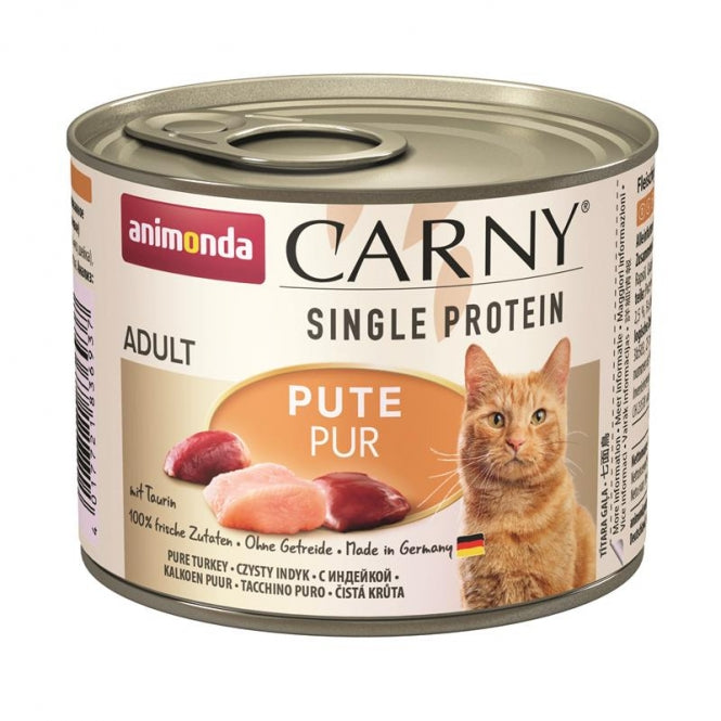 Animonda Cat Dose Carny Adult Single Protein Pute 200g-0