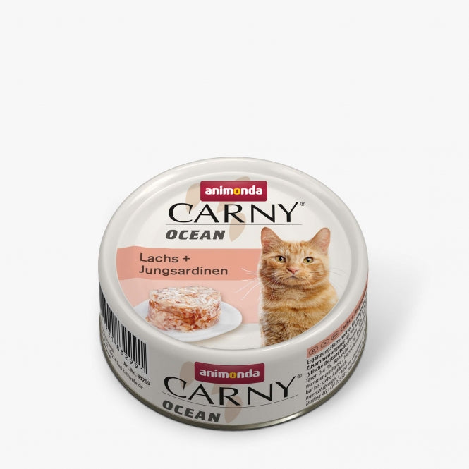 Animonda Carny Ocean Lachs & Jungsardinen 80g–12er Sparpack
