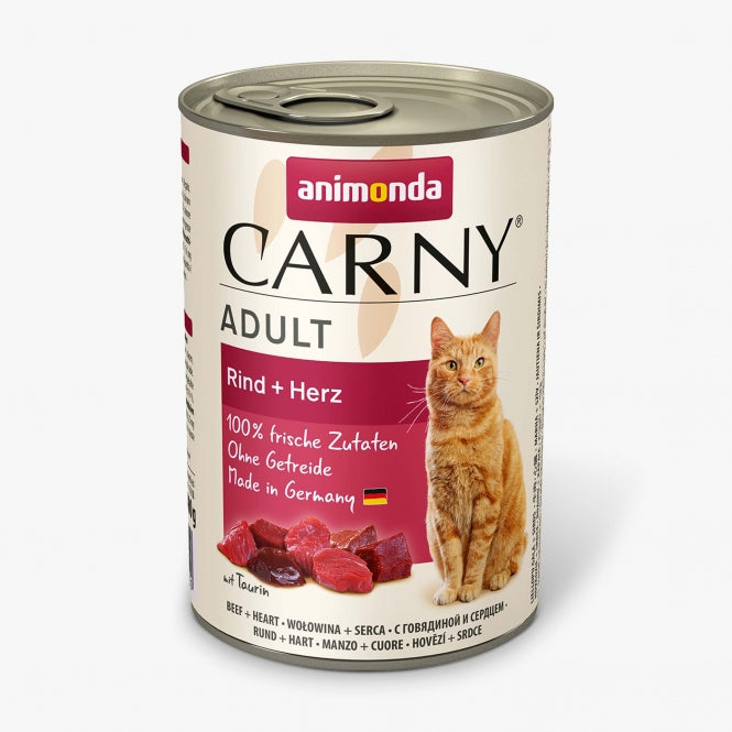Animonda Cat Dose Carny Adult Rind & Herz 400g–6er Sparpack