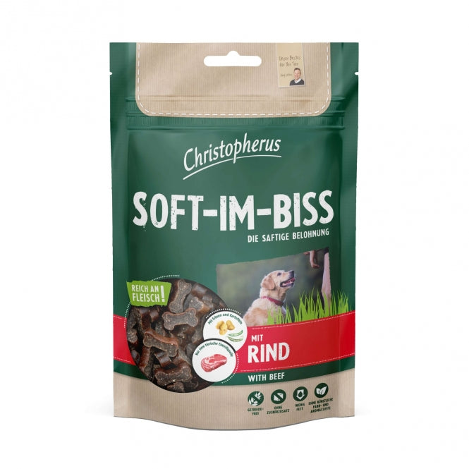 Christopherus Soft-Im-Biss mit Rind 125g–12er Sparpack