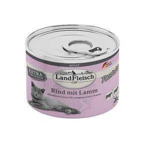 Landfleisch Cat Adult Pastete Rind & Lamm 195g–6er Sparpack