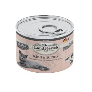Landfleisch Cat Adult Pastete Rind & Pute 195g–6er Sparpack