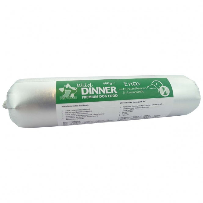Wild Dinner Gourmet-Wurst Ente mit Preiselbeeren - 400 g-0