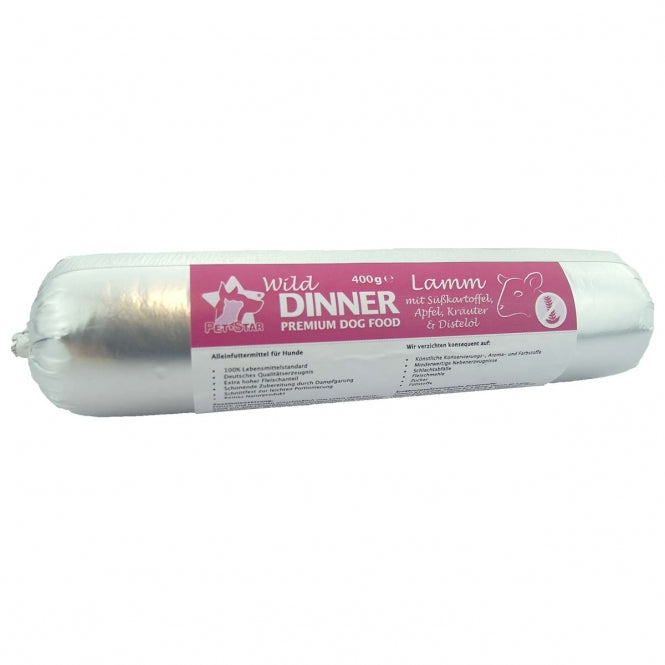 Wild Dinner Gourmet-Wurst Lamm mit Süßkartoffel - 400 g-0