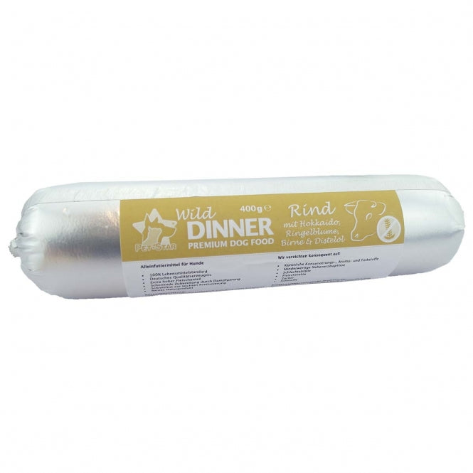 Wild Dinner Gourmet-Wurst Rind mit Hokkaido - 400 g-0