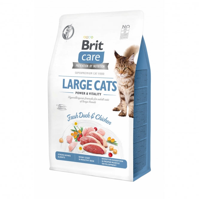 Brit Care Cat Grain-Free - Large cats - Power & Vitality - 400g-0