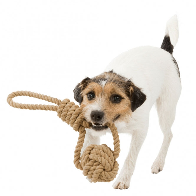 Trixie BE NORDIC Spieltau mit eingeflochtenem Ball - ø 7/20 cm-3