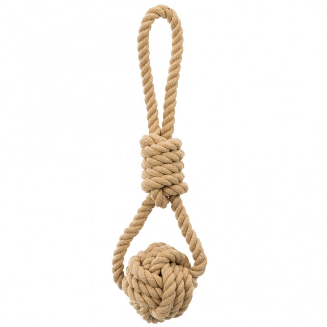 Trixie BE NORDIC Spieltau mit eingeflochtenem Ball - ø 8/30 cm-0