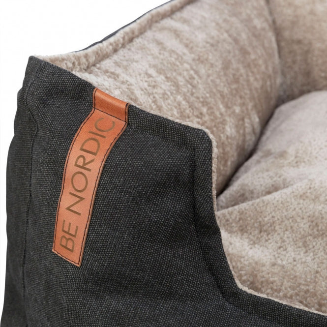 Trixie BE NORDIC Bett Föhr - schwarz/sand - 80 × 60 cm-5