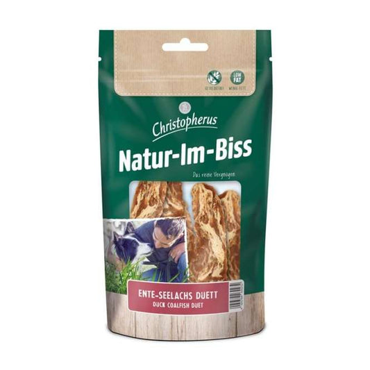 Christopherus Snack Ente-Seelachs-Duett 70g–12er Sparpack