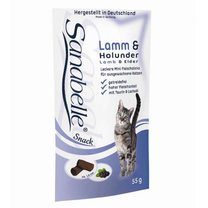 Sanabelle Snack mit Lamm & Holunder 55g-0