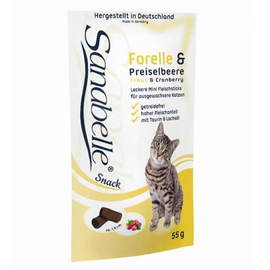 Sanabelle Snack mit Forelle & Preiselbeere 55g-0