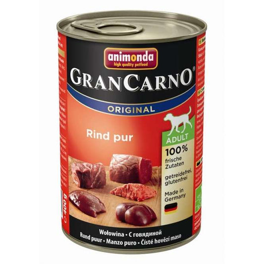 Animonda Dog Dose GranCarno Adult Rindfleisch pur 400g 6er - Sparangebot