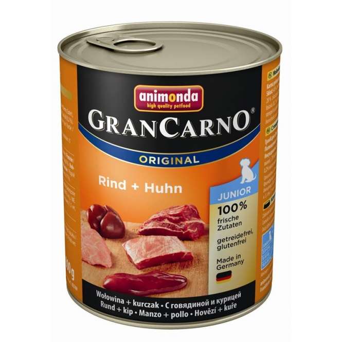 Animonda GranCarno Junior Rind & Huhn 800g–6er Sparpack