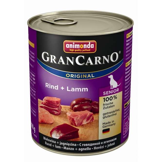 Animonda GranCarno Senior Rind & Lamm 800g – 6er Sparpack