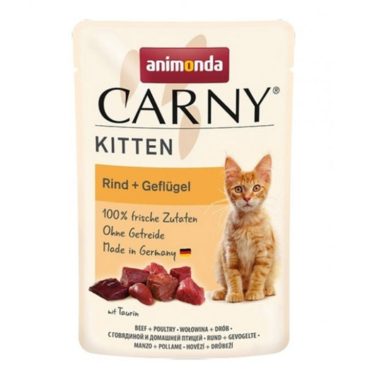 Animonda Carny PB Kitten Rind & Geflügel 85g–12er Sparpack