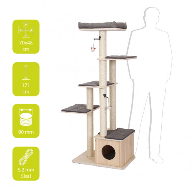 EBI Kratzbaum Comfort Stockholm - grau-2