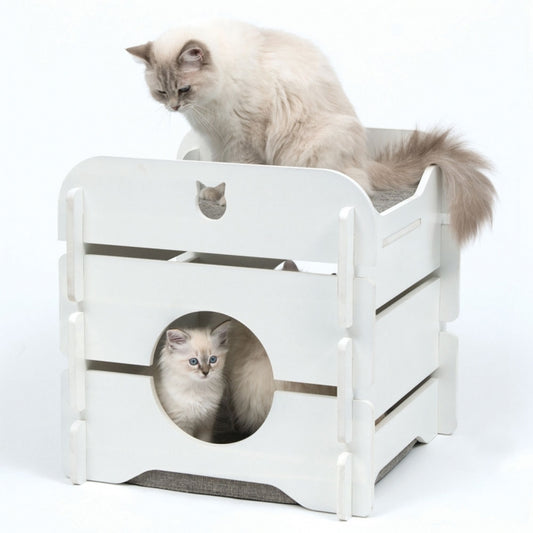 Vesper Katzenhöhle Cottage - Weiß-0