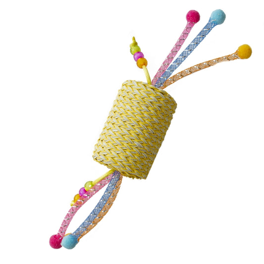 Duvoplus Cat Toy Jolly Rolle mit Seilen - gelb-0