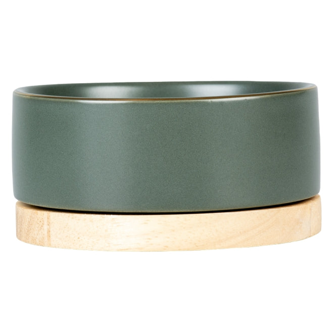 Duvoplus Keramiknapf Stone Timber dunkelgrün - 450ml-1