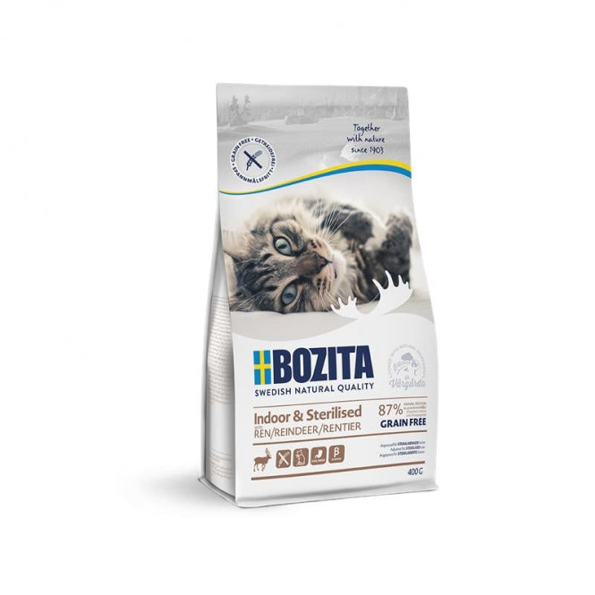 Bozita Indoor & Sterilised Grainfree Reindeer - 10 kg-0