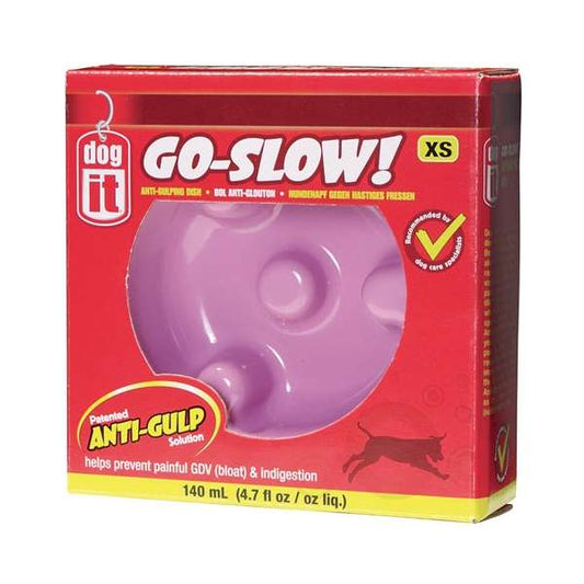 DOGIT Go-Slow Anti-Schling-Napf Rosa 140 ml-0