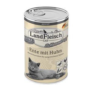 Landfleisch Cat Adult Schlemmertopf mit Ente & Huhn 400g–6er Sparpack