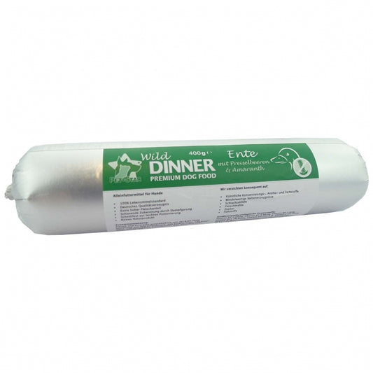 Wild Dinner Gourmet-Wurst Ente mit Preiselbeeren - 400 g-0