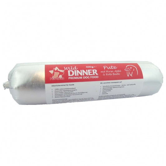 Wild Dinner Gourmet-Wurst Pute mit Hirse - 400 g-0