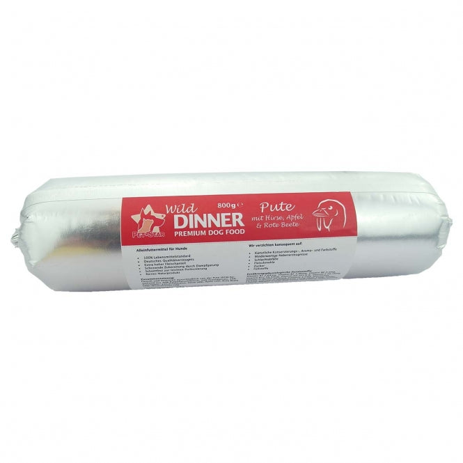 Wild Dinner Gourmet-Wurst Pute mit Hirse - 800 g-0
